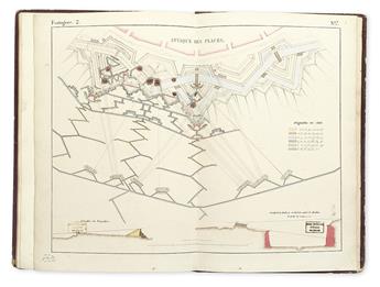 (MANUSCRIPT MAPS & DRAWINGS.) FESTUGIÈRE. 1856-1858. [Cover title.]